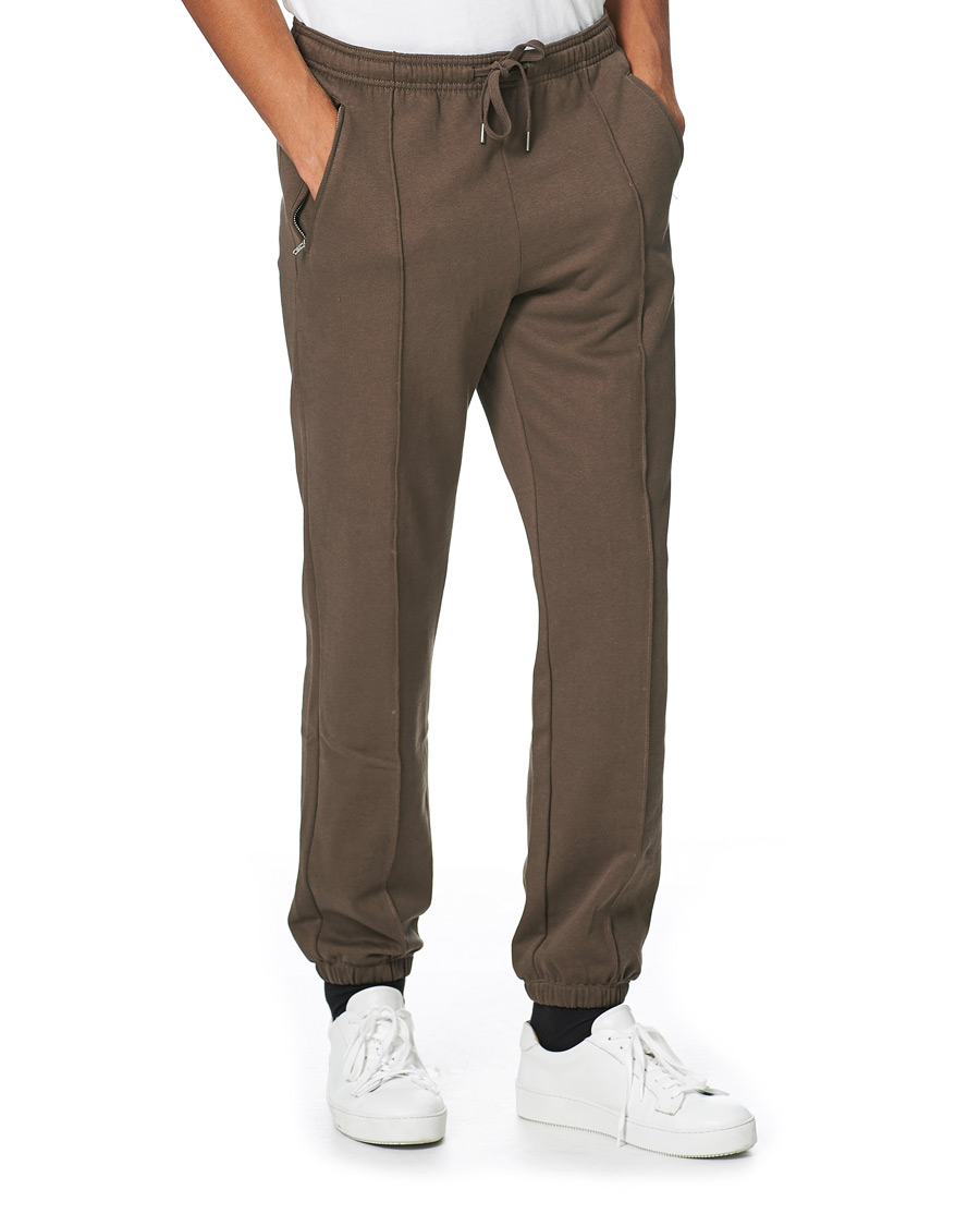 Herren | Hosen | Filippa K | Organic Cotton Jersey Track Pants Dark Taupe