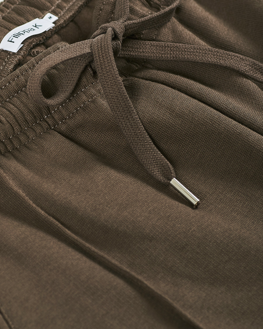 Herren | Hosen | Filippa K | Organic Cotton Jersey Track Pants Dark Taupe