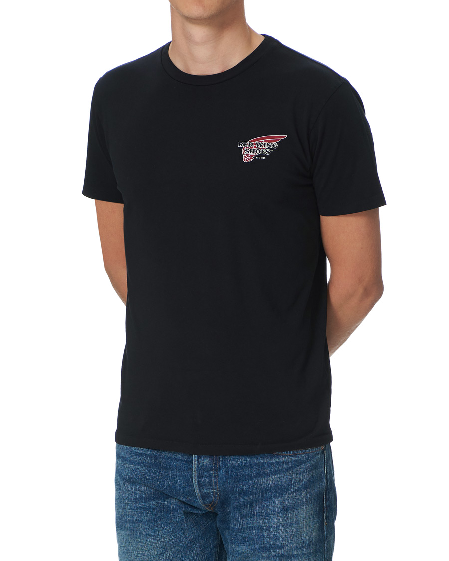 Herren | T-Shirts | Red Wing Shoes | Logo T-shirt Black
