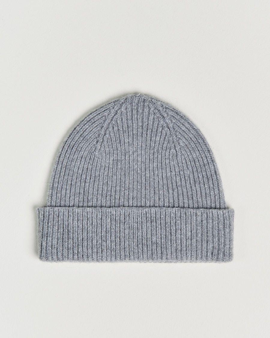 Herren | Le Bonnet Lambswool/Caregora Beanie Smoke | Le Bonnet | Lambswool/Caregora Beanie Smoke