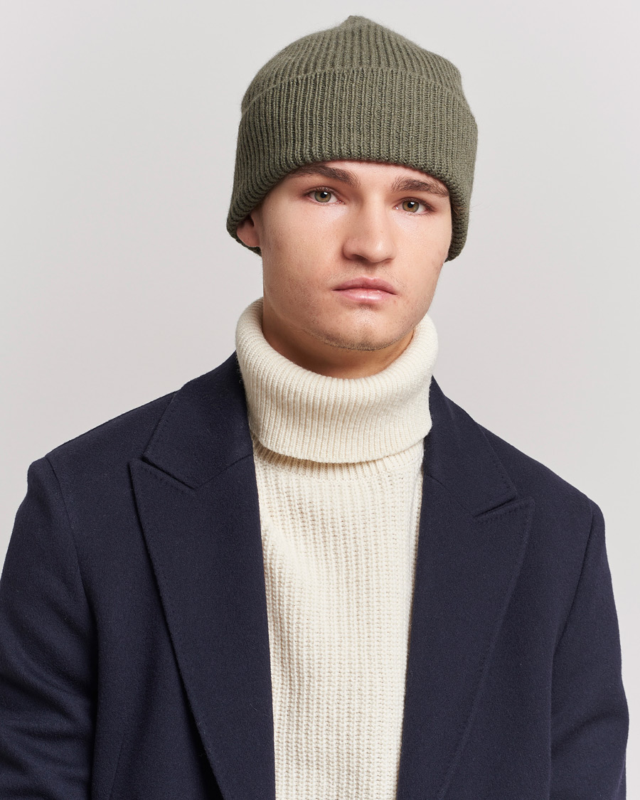 Herren | Le Bonnet | Le Bonnet | Lambswool/Caregora Beanie Croco