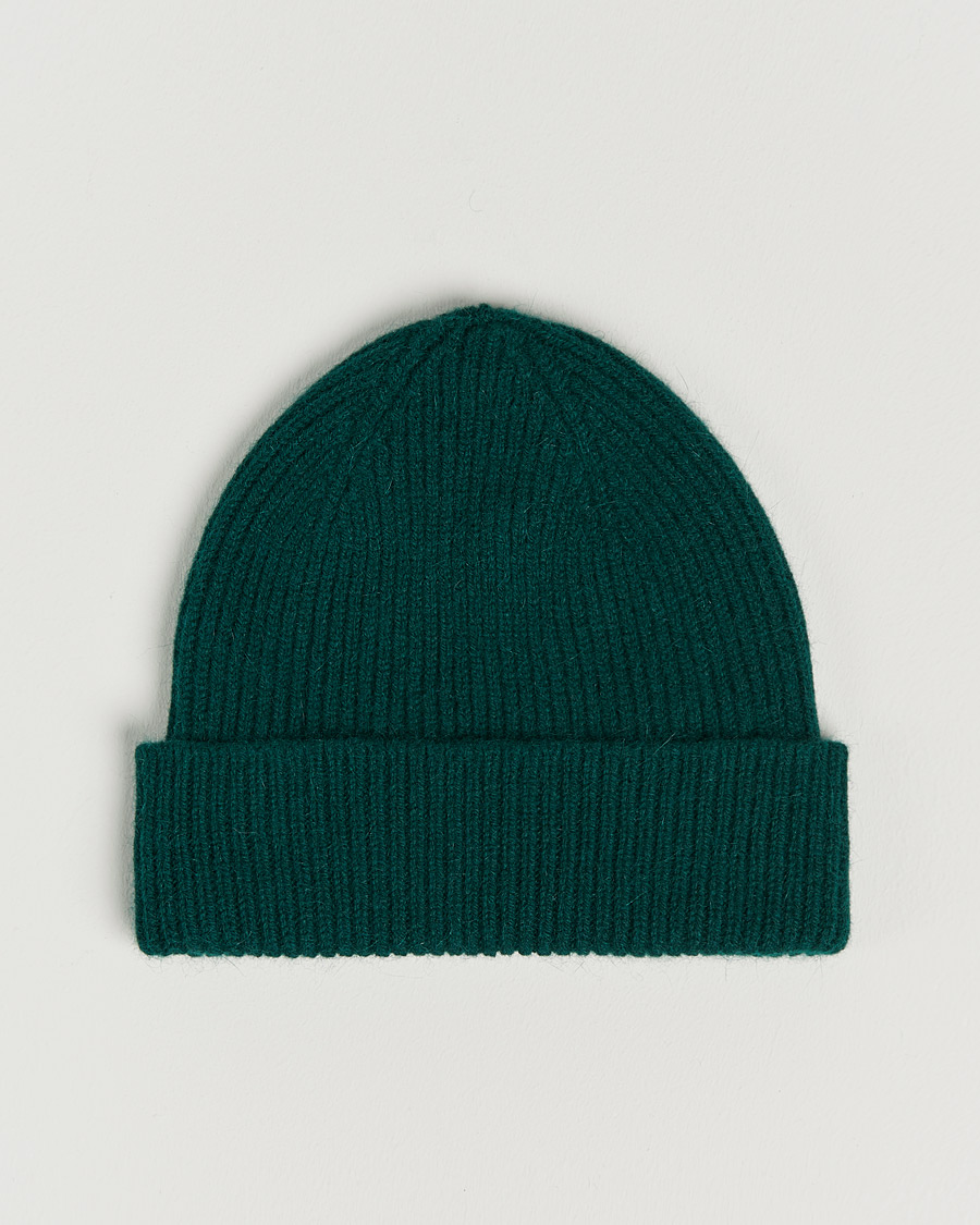 Herren | | Le Bonnet | Lambswool/Caregora Beanie Moss