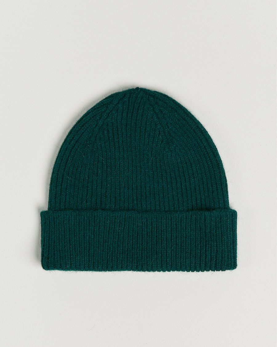 Herren | Le Bonnet Lambswool/Caregora Beanie Moss | Le Bonnet | Lambswool/Caregora Beanie Moss