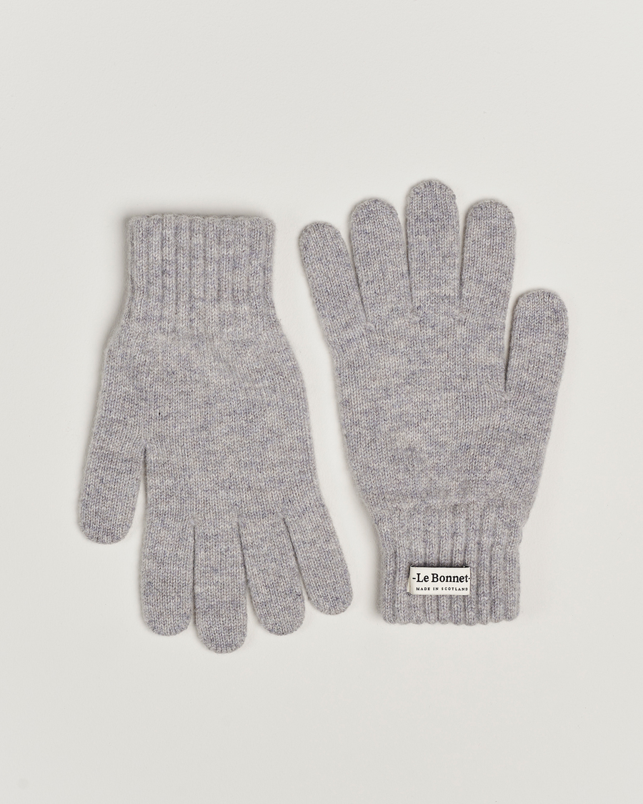 Herren | Le Bonnet Merino Wool Gloves Smoke | Le Bonnet | Merino Wool Gloves Smoke