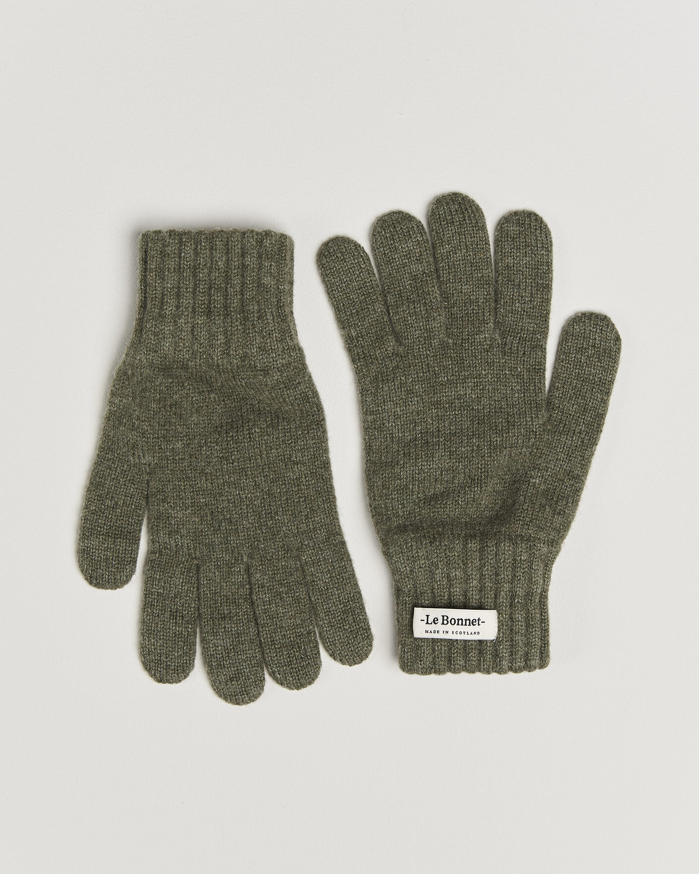 Herren | Handschuhe | Le Bonnet | Merino Wool Gloves Croco
