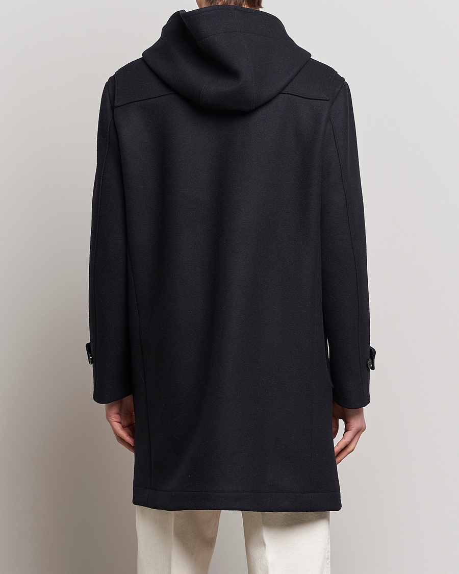 Herren | Jacken | Mackintosh | Weir Wool Hooded Duffle Navy