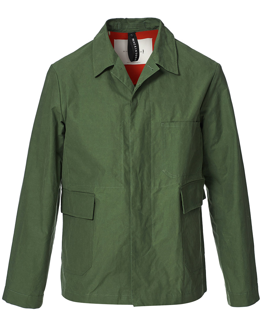 Herren | Jacken | Mackintosh | Drizzle Chore Dry Wax Shirt Jacket Winter Moss