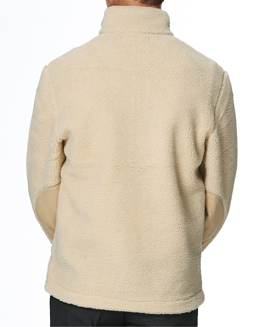 Herren | Pullover | Samsøe Samsøe | Samsøe & Samsøe Timo Fleece Half Zip Brown Rice