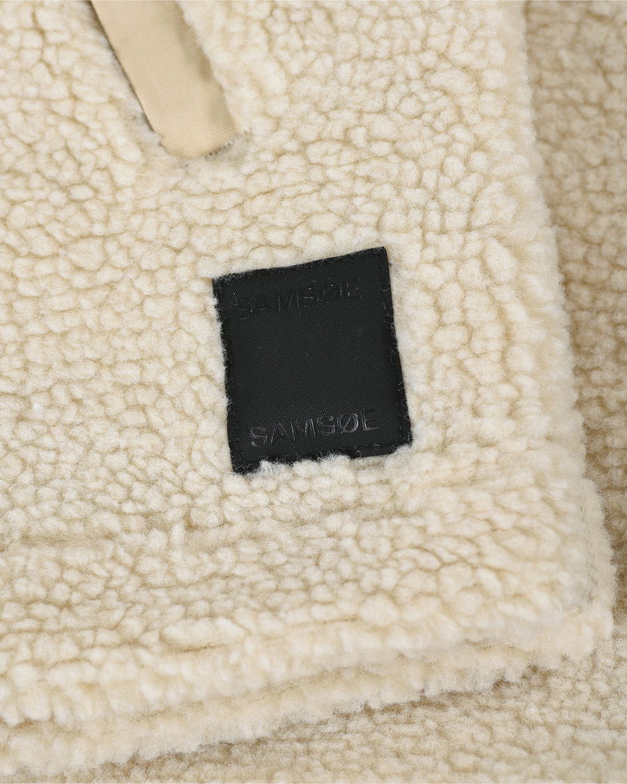 Herren | Pullover | Samsøe Samsøe | Samsøe & Samsøe Timo Fleece Half Zip Brown Rice
