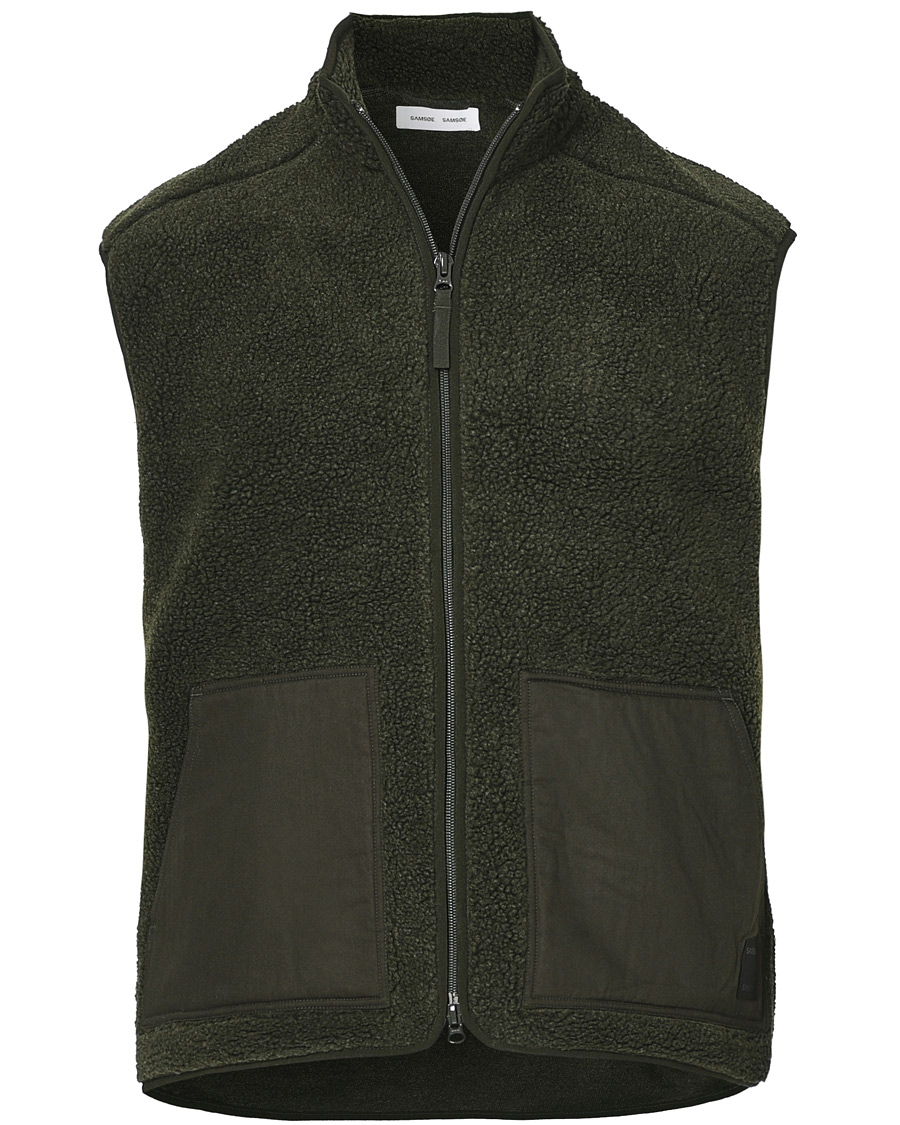 Herren | Pullover | Samsøe Samsøe | Samsøe & Samsøe Tim Fleece Vest Deep Depths