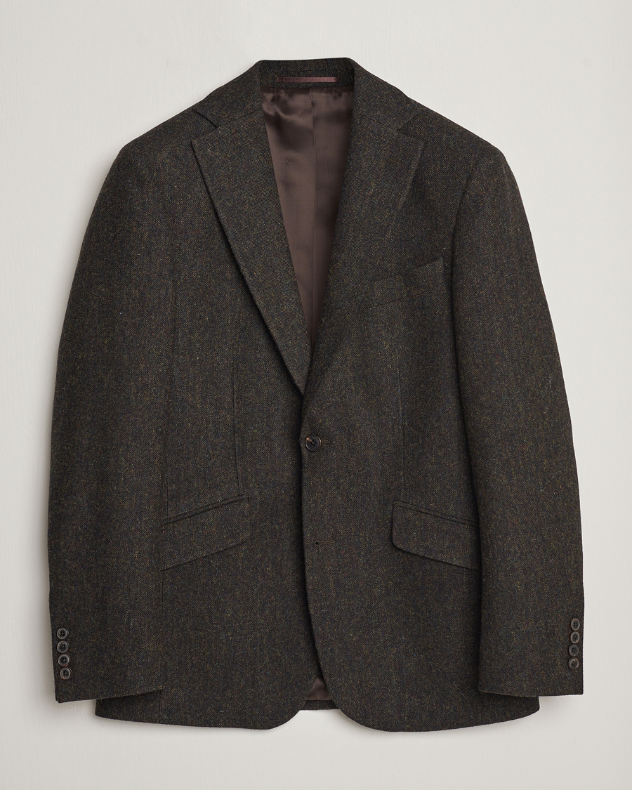 Herren | Sakkos | Walker Slater | Edward Wool Donegal Blazer Dark Brown