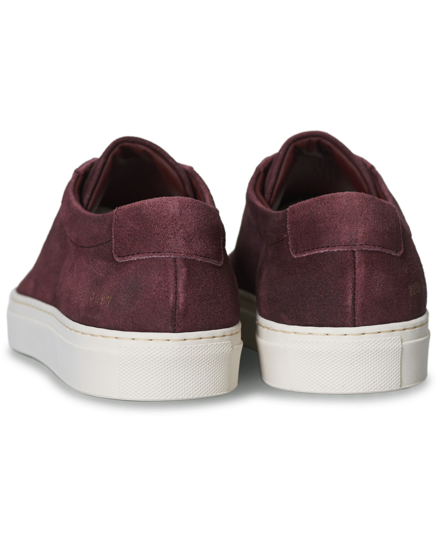 Herren | Common Projects Original Achilles Sneaker Bordeaux Waxed Suede | Common Projects | Original Achilles Sneaker Bordeaux Waxed Suede