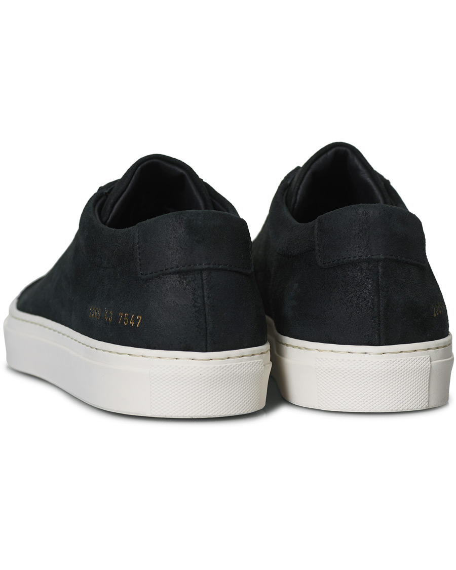 Herren | Common Projects Original Achilles Sneaker Black Waxed Suede | Common Projects | Original Achilles Sneaker Black Waxed Suede