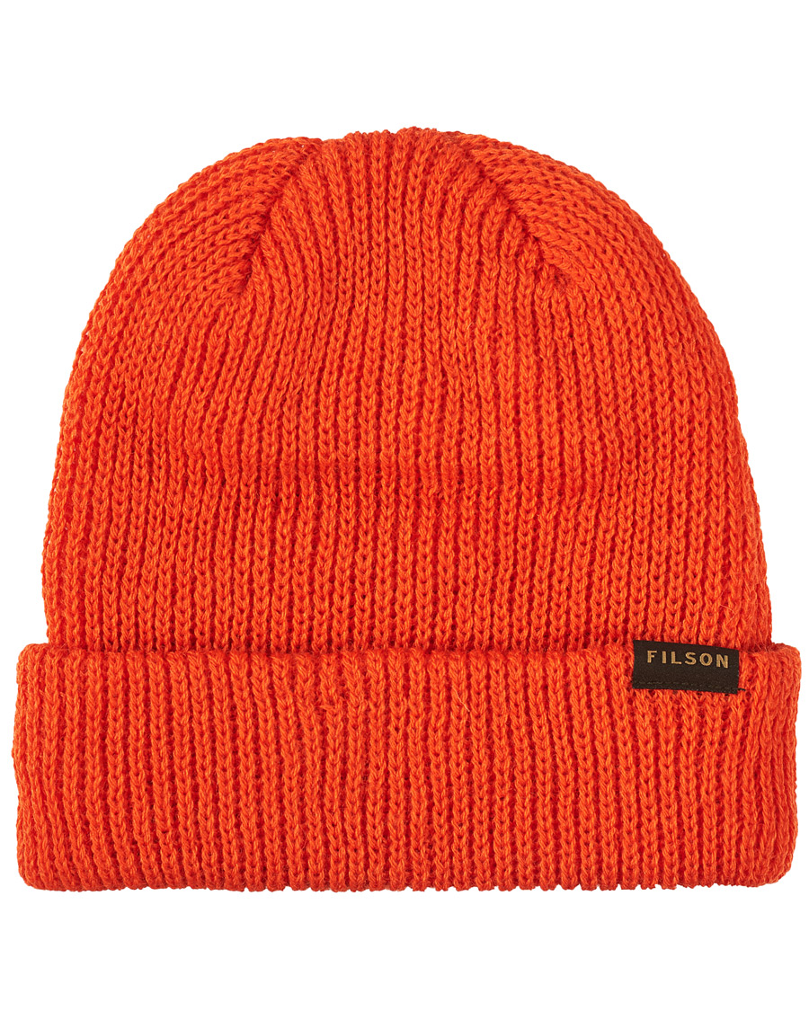 Herren | Filson Wool Watch Cap Orange | Filson | Wool Watch Cap Orange