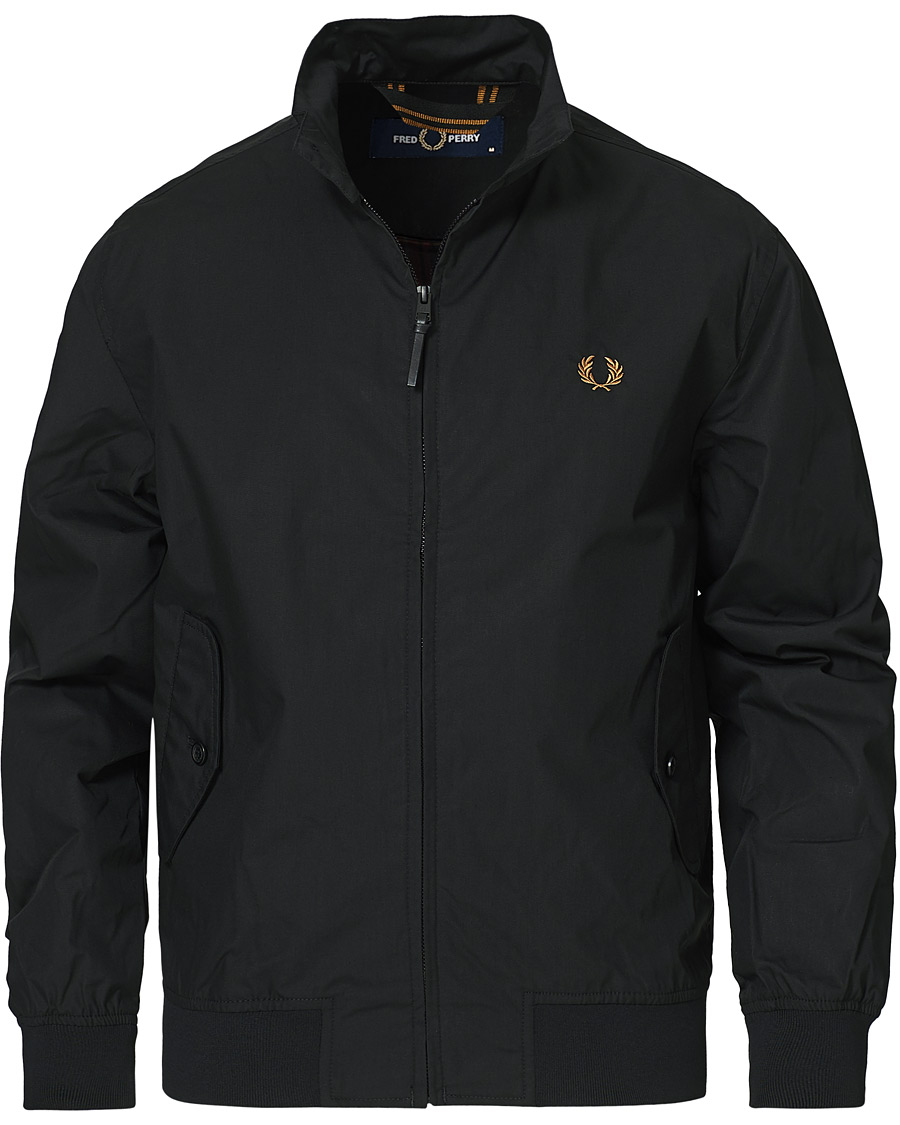 Herren | Jacken | Fred Perry | Harrington Jacket Black