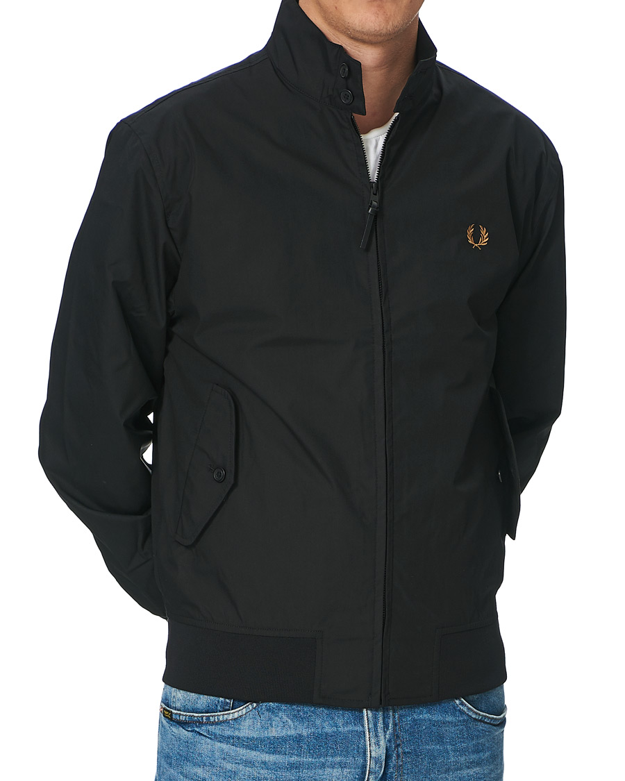 Herren | Jacken | Fred Perry | Harrington Jacket Black