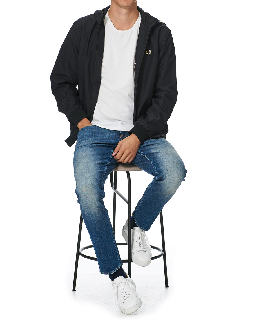 Herren | Jacken | Fred Perry | Hooded Brentham Jacket Black