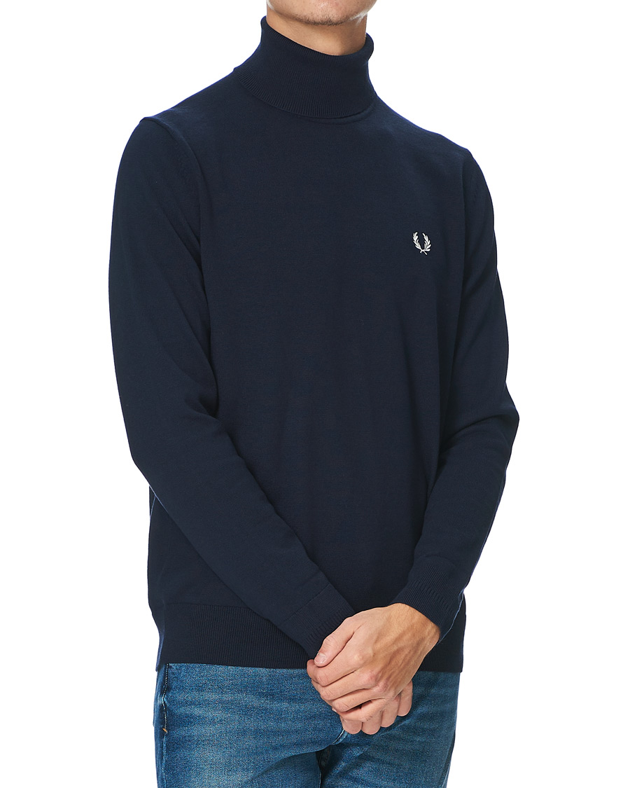 Herren | Pullover | Fred Perry | Rollneck Jumper Navy