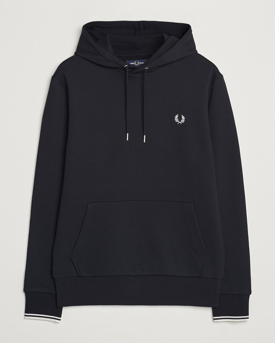 Herren | Pullover | Fred Perry | Tipped Hoodie Black