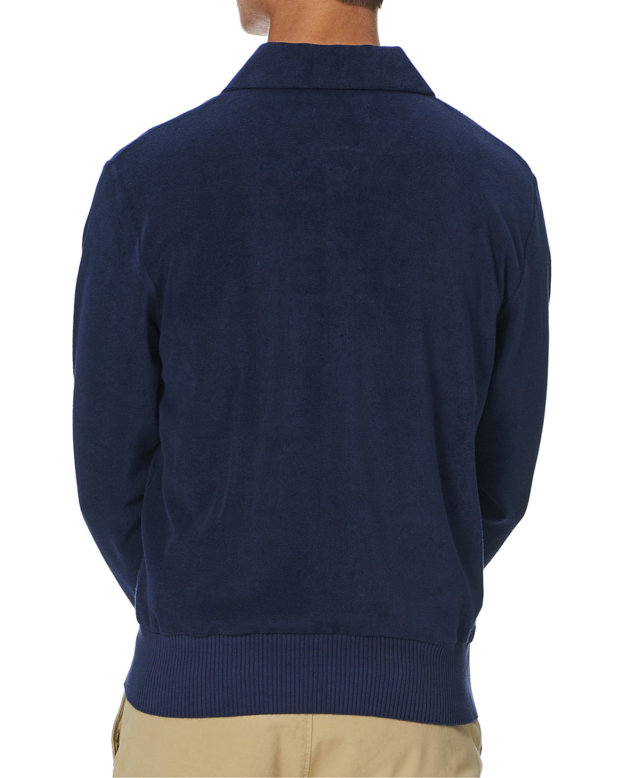 Herren | Pullover | Fred Perry | Reissues Towelling Jacket Carbon Blue