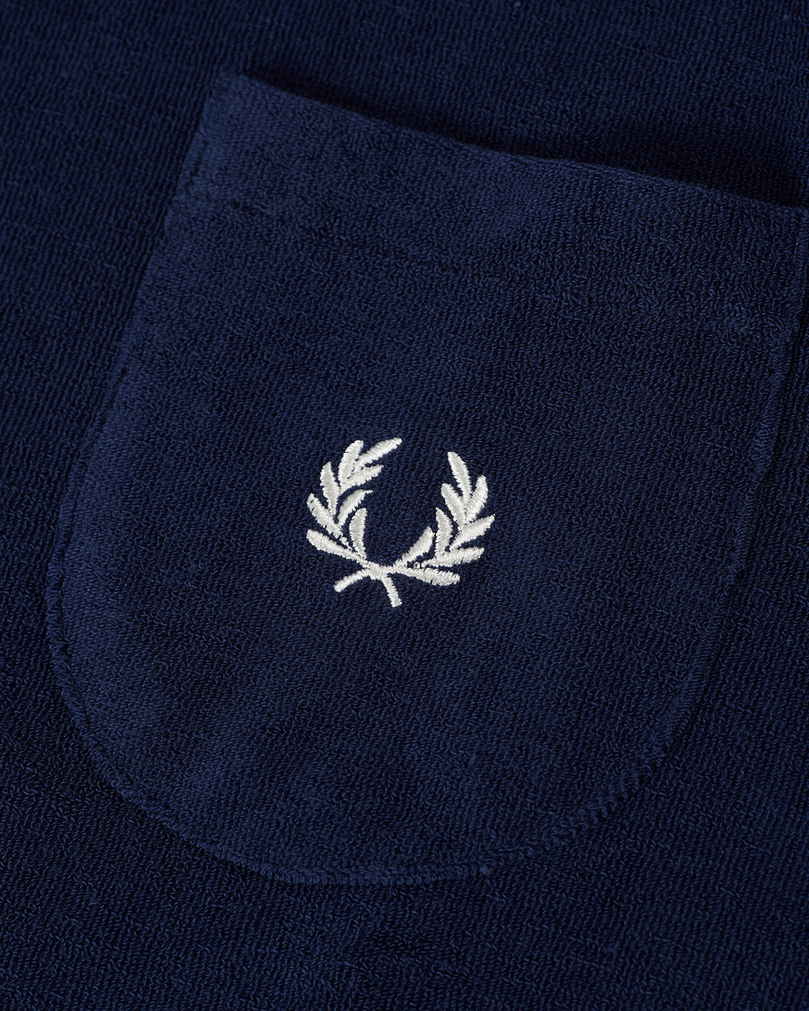 Herren | Pullover | Fred Perry | Reissues Towelling Jacket Carbon Blue