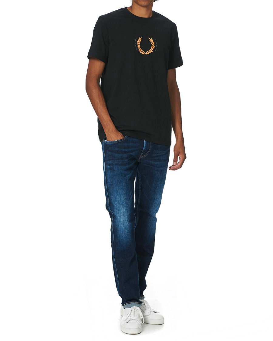 Herren | T-Shirts | Fred Perry | Laurel Wreath Tee Black