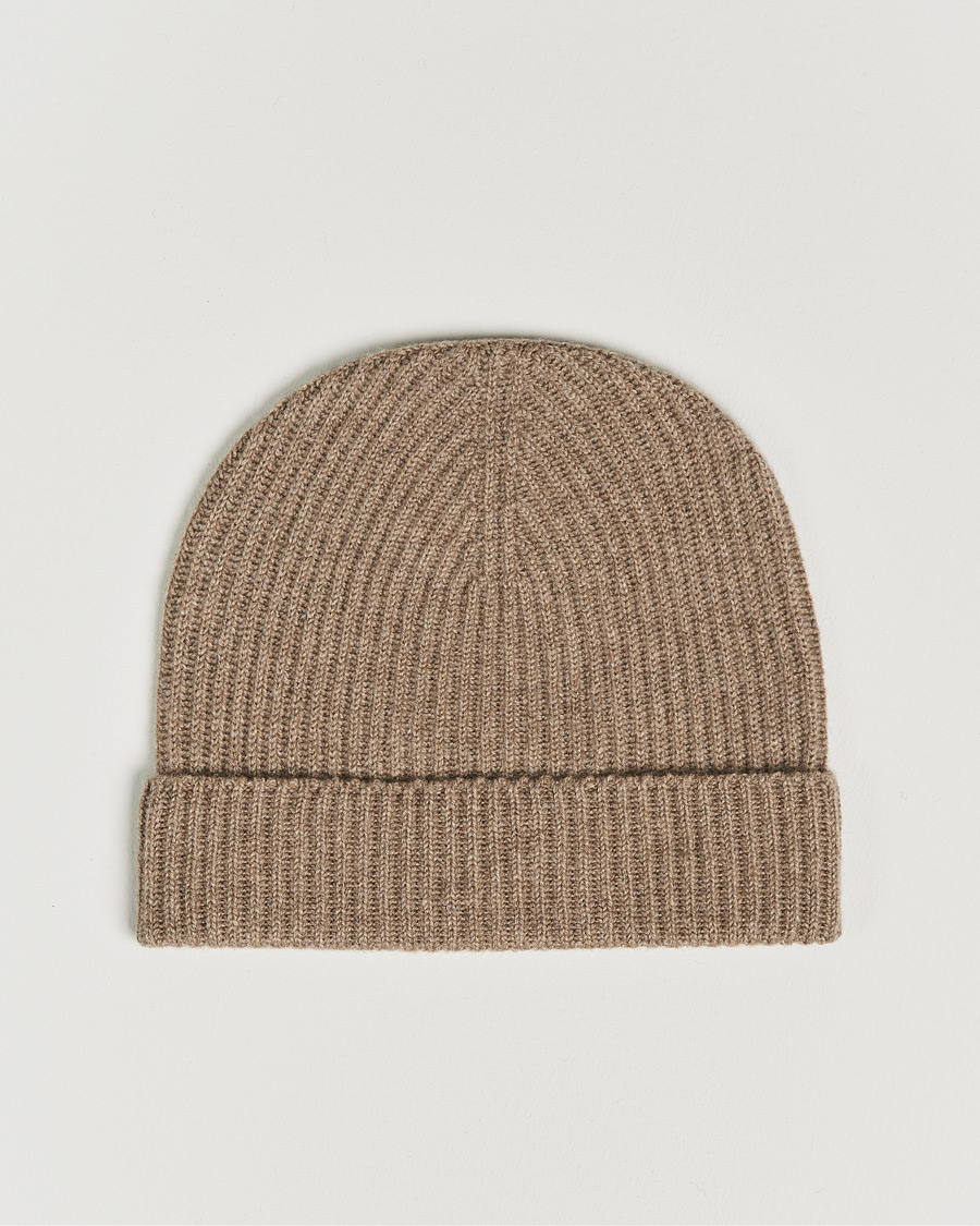 Herren | Mützen | Johnstons of Elgin | Cashmere Ribbed Hat Otter
