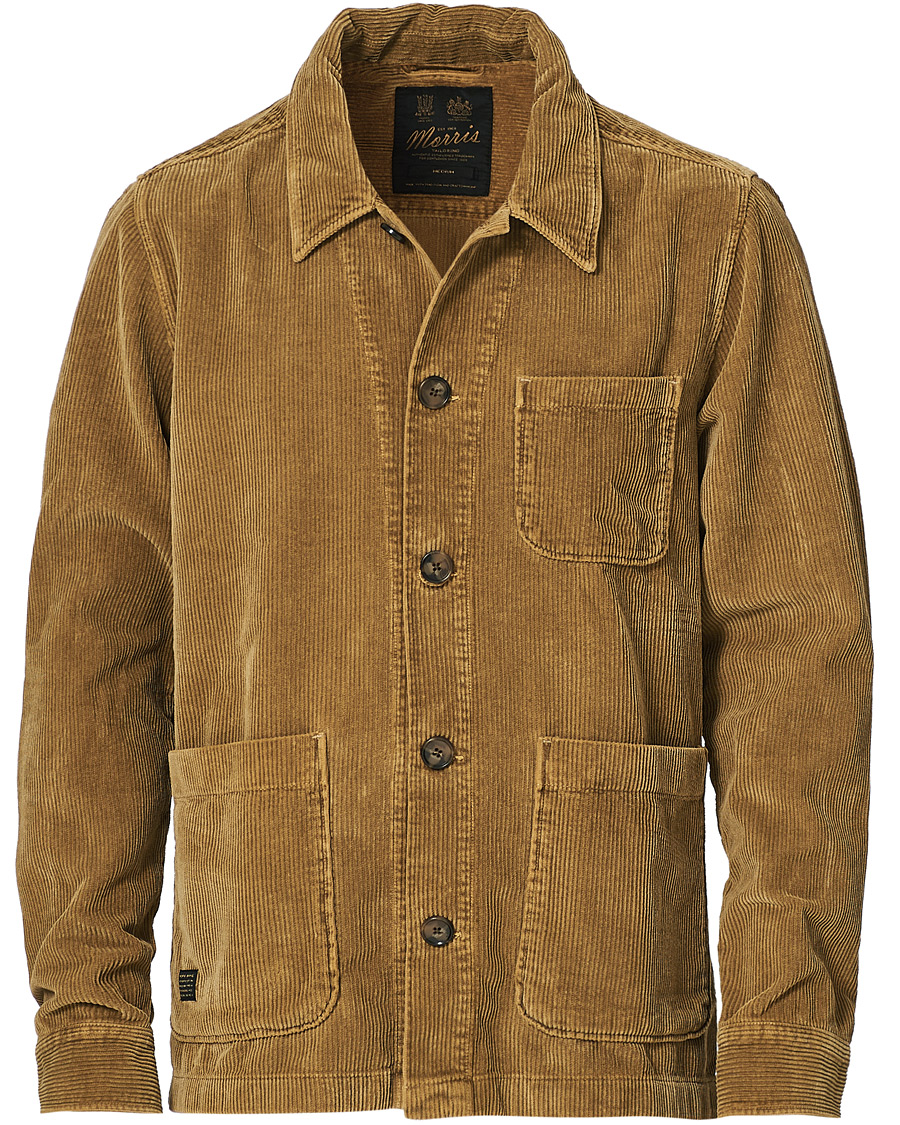 Herren | Hemden | Morris | Pennon Cord Shirt Jacket Beige