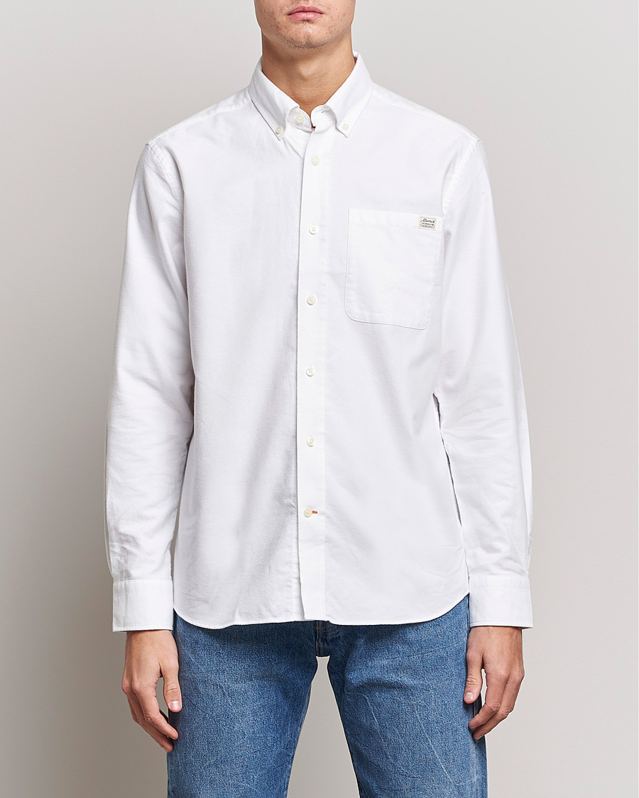 Herren | Oxfordhemden | Morris | Original Brushed Oxford Shirt White