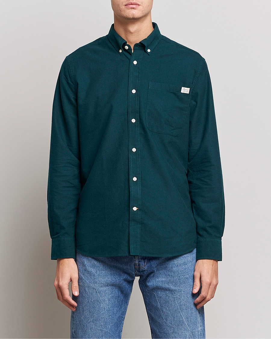 Herren |  | Morris | Original Brushed Oxford Shirt Green