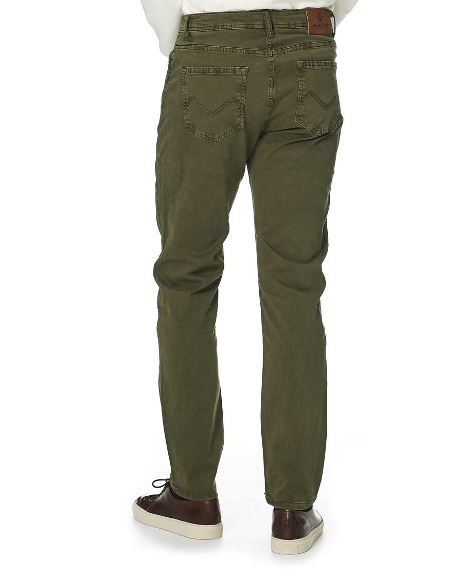 Herren | Hosen | Morris | James Brushed Chinos Olive
