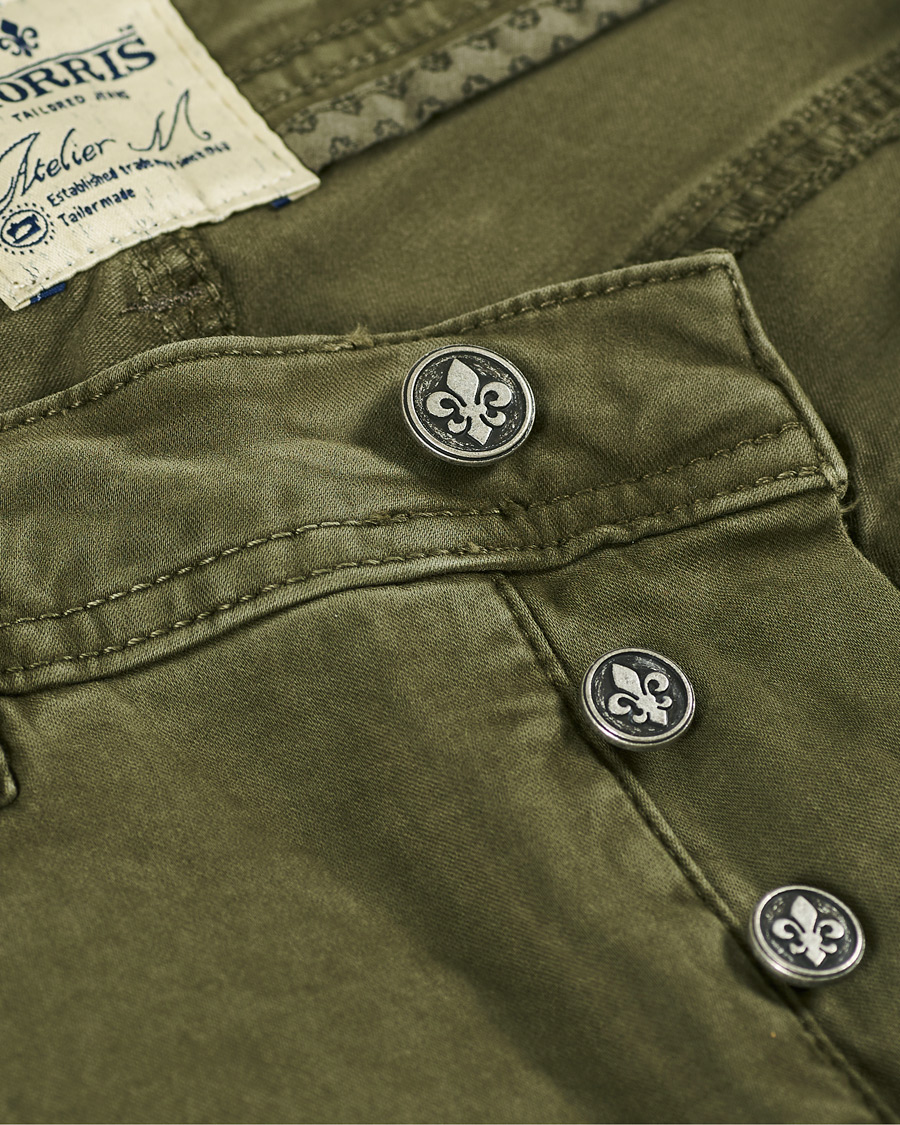 Herren | Hosen | Morris | James Brushed Chinos Olive