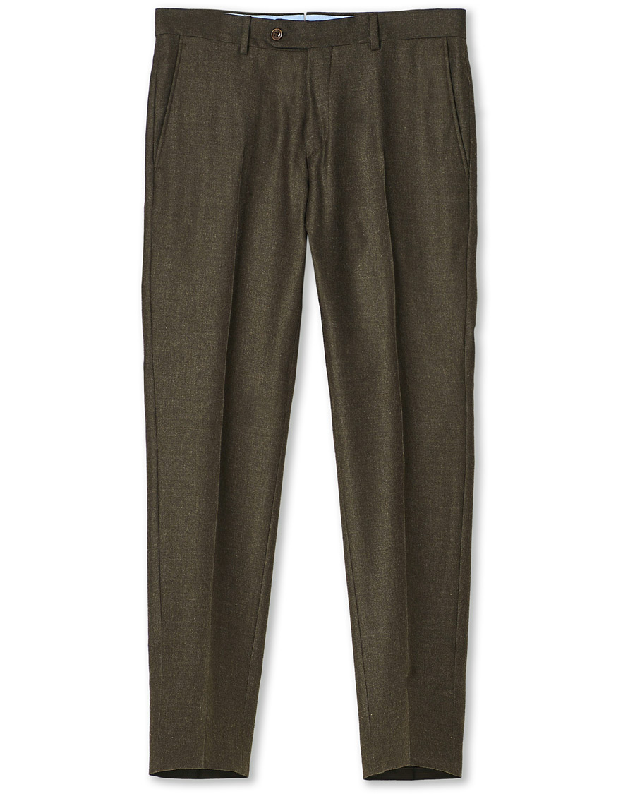 Herren | Hosen | Morris | Rodney Flannel Trousers Brown