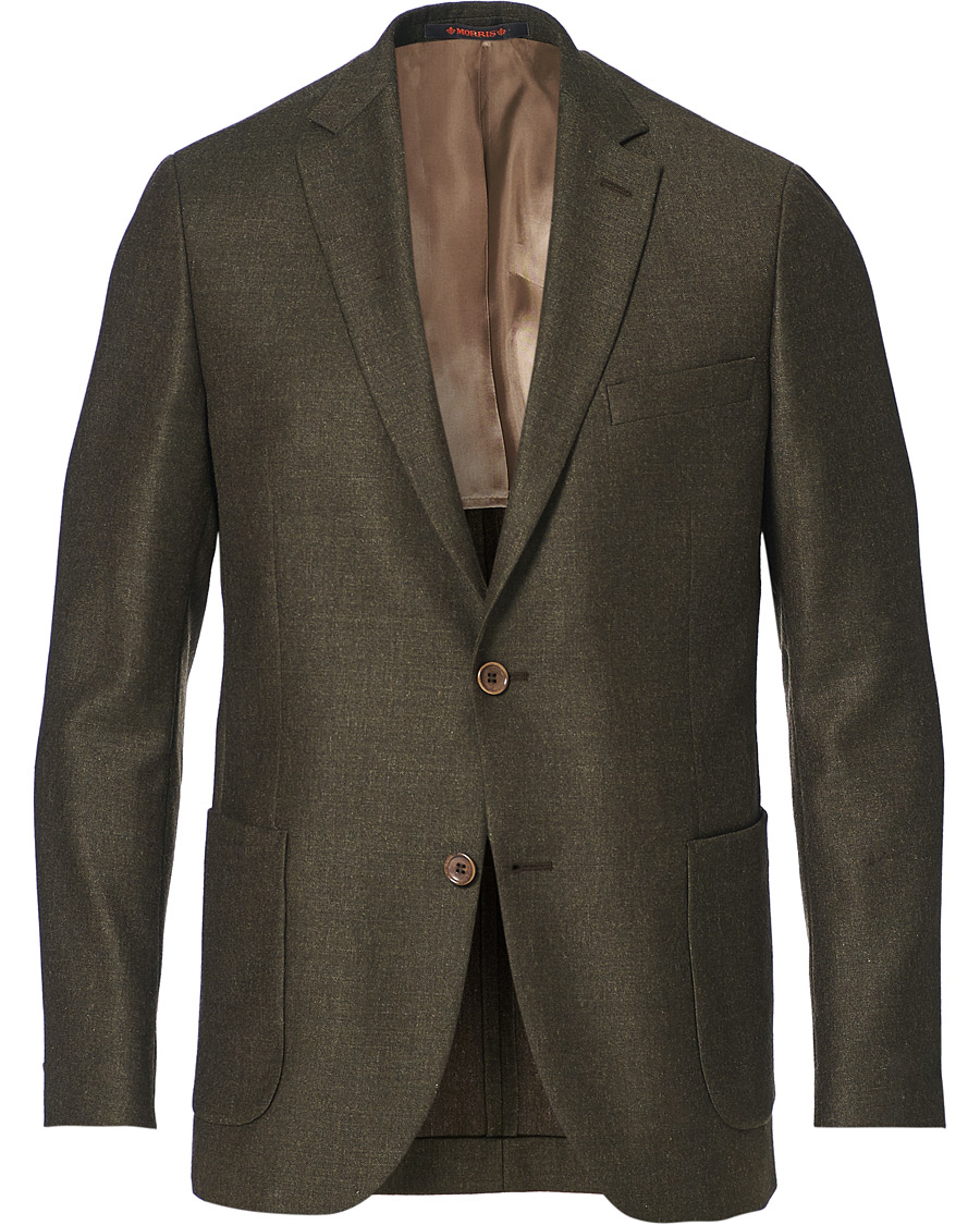 Herren | Sakkos | Morris | Archie Flannel Suit Blazer Brown