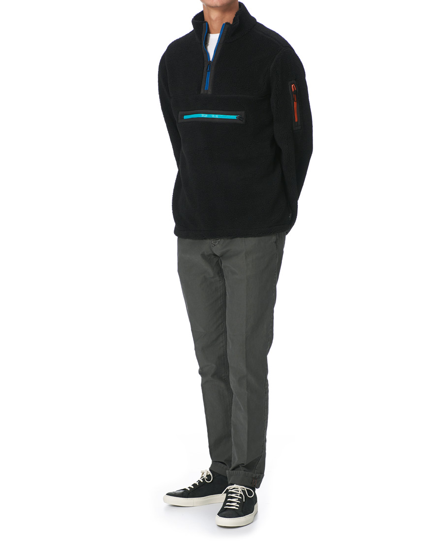 Herren | Pullover | PS Paul Smith | Half Zip Fleece Sweater Black