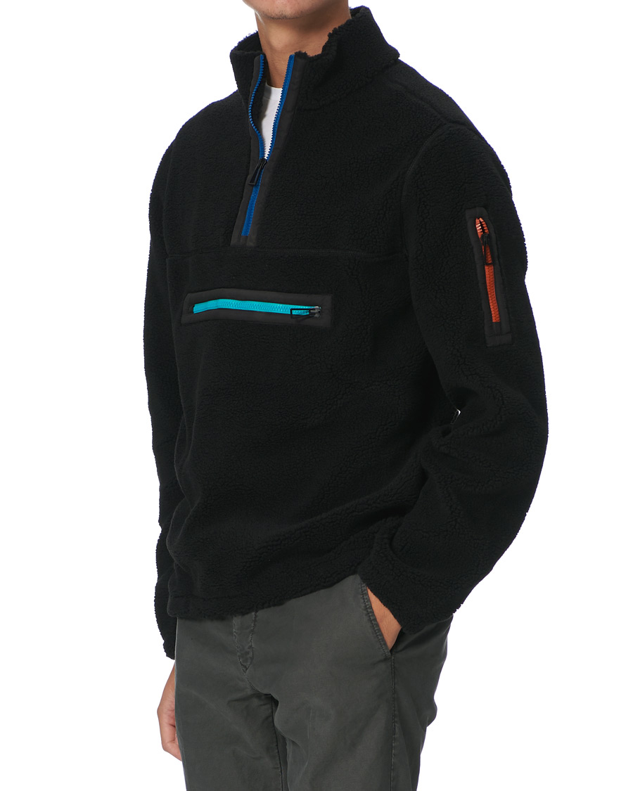 Herren | Pullover | PS Paul Smith | Half Zip Fleece Sweater Black