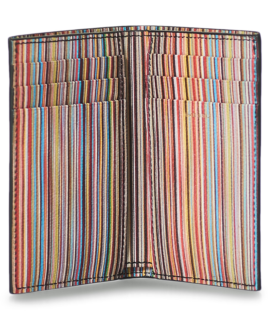 Herren |  | Paul Smith | Stripe Leather Wallet Black
