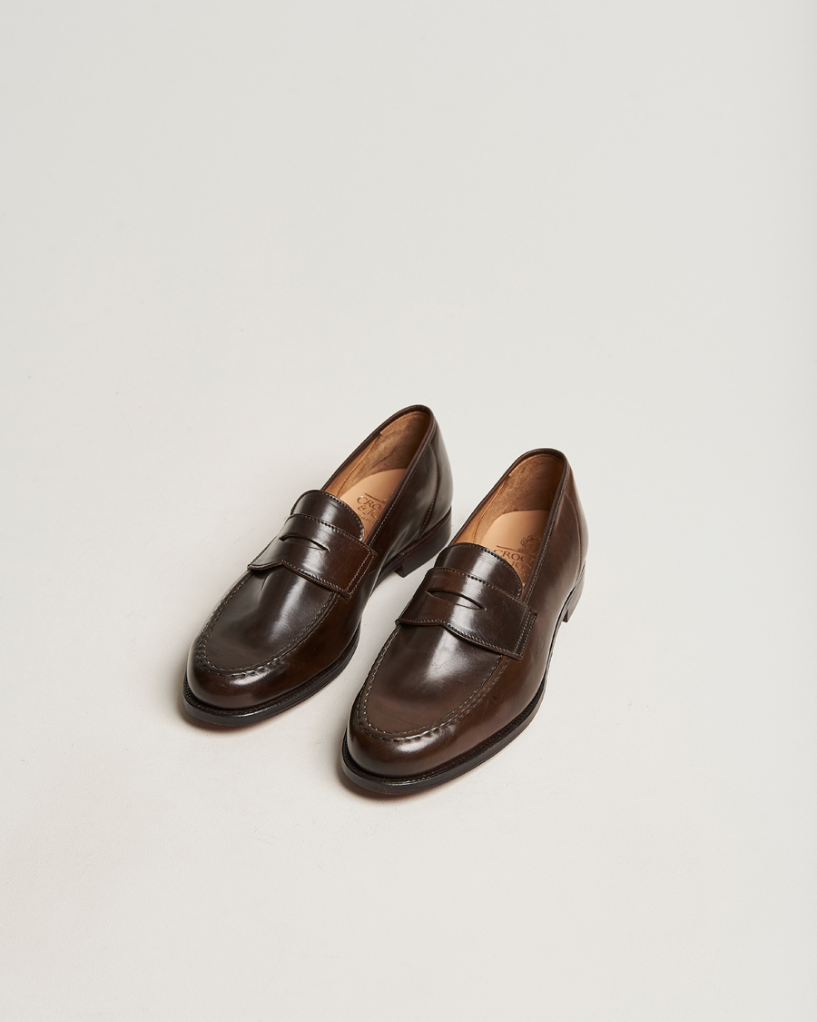 Herren | | Crockett & Jones | Harvard Unlined Loafer Dark Brown Cordovan