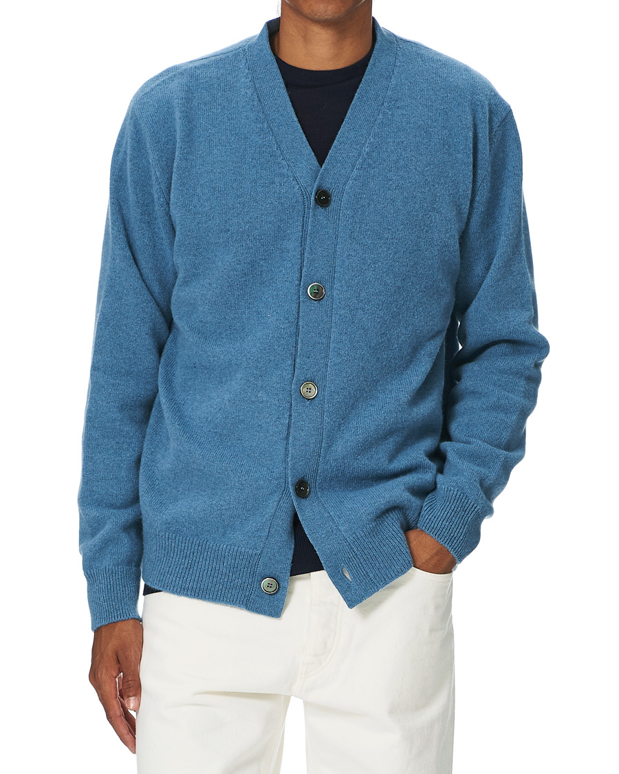 Herren | Pullover | Sunflower | Moon Cardigan Light Blue