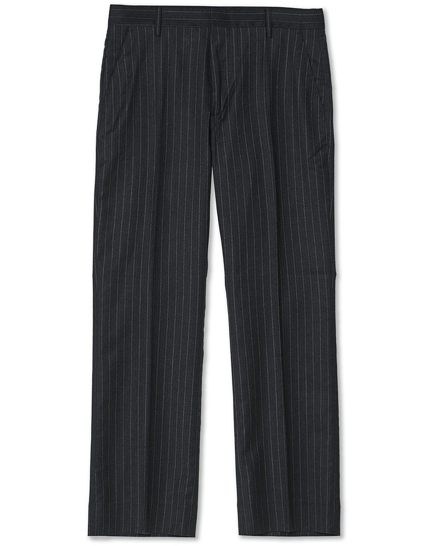 Herren | Hosen | Sunflower | Mac Pinstripe Wool Trousers Charcoal