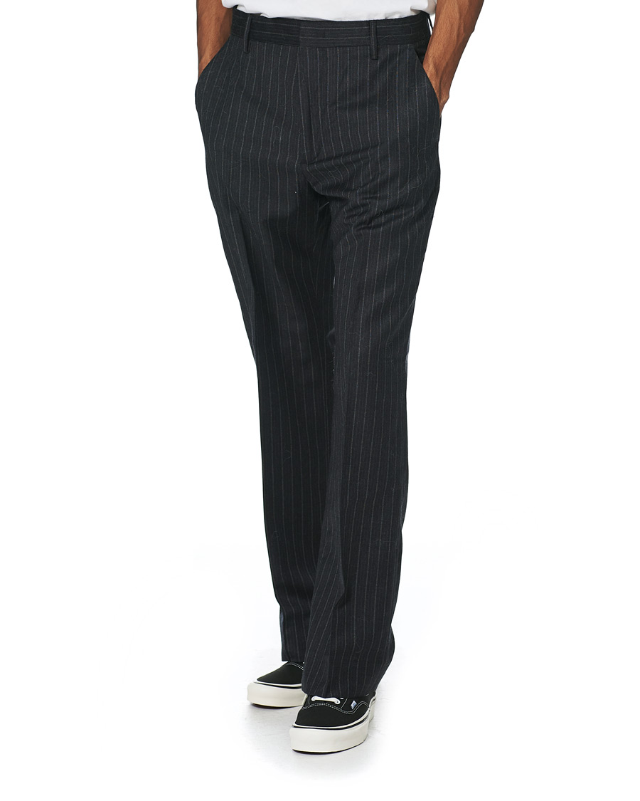 Herren | Hosen | Sunflower | Mac Pinstripe Wool Trousers Charcoal