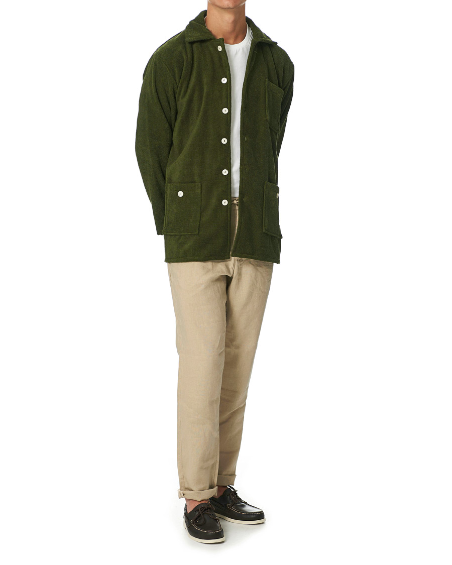 Herren | Hemden | OAS | Beach Dandy Terry Overshirt Army