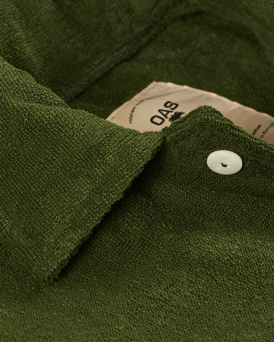 Herren | Hemden | OAS | Beach Dandy Terry Overshirt Army