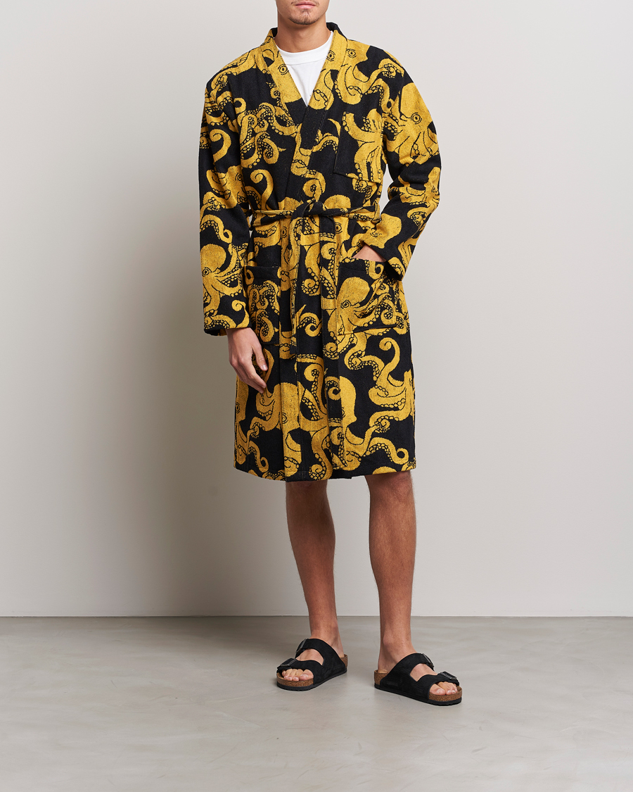 Herren | OAS Terry Robe Black Octo | OAS | Terry Robe Black Octo