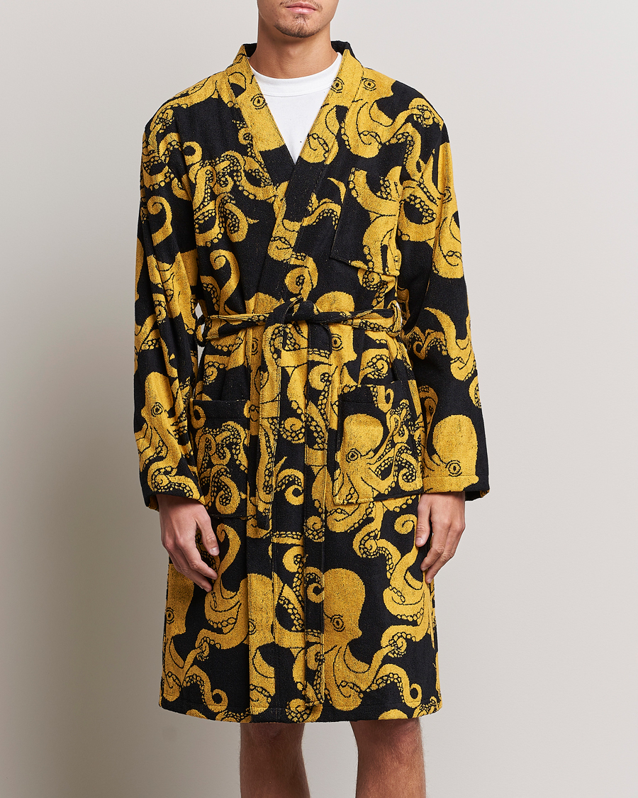 Herren | OAS Terry Robe Black Octo | OAS | Terry Robe Black Octo