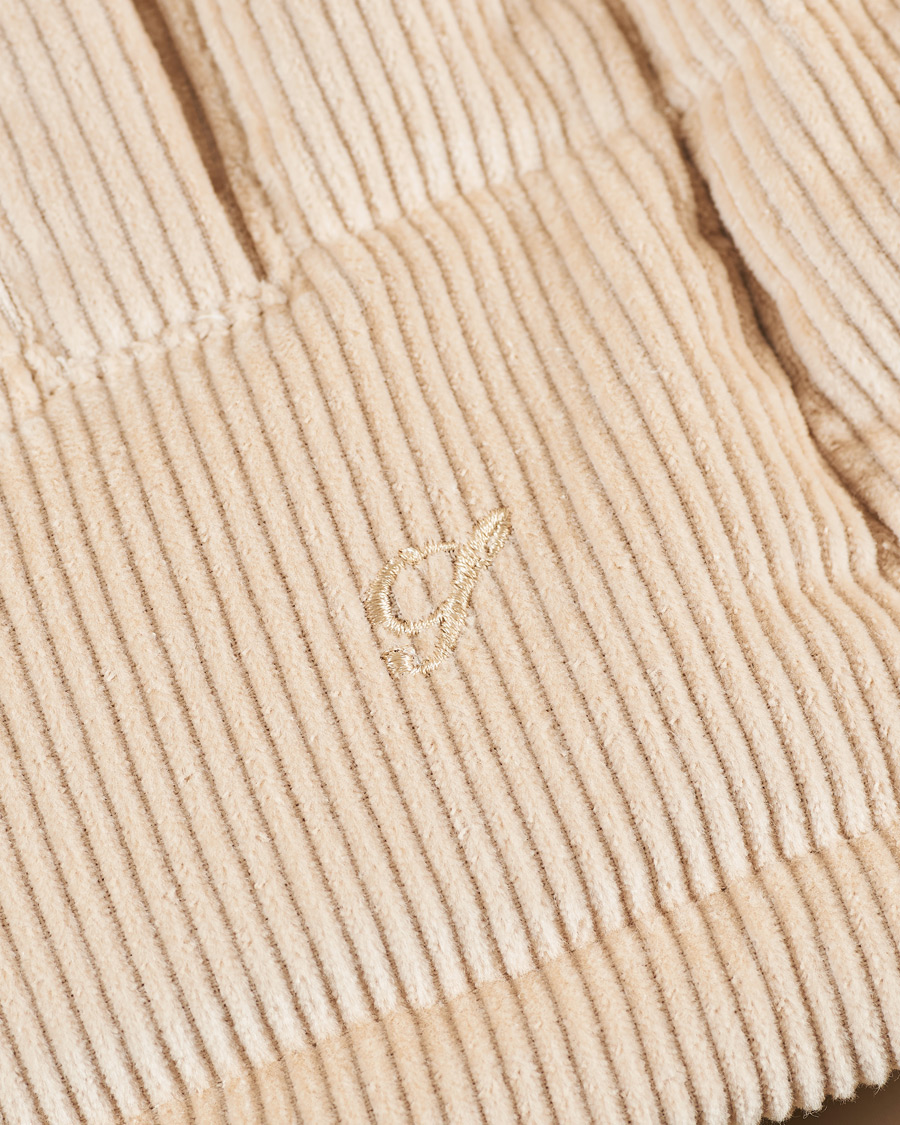 Herren | Jacken | Stenströms | Padded Corduroy Hood Vest Creme