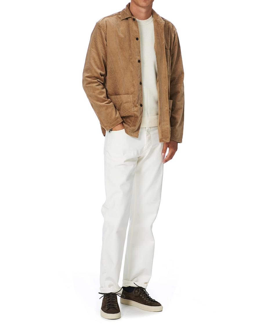 Herren | Hemden | Eton | Cotton Corduroy Overshirt Beige