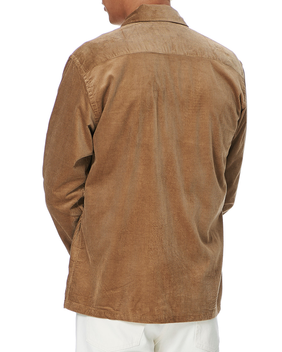 Herren | Hemden | Eton | Cotton Corduroy Overshirt Beige