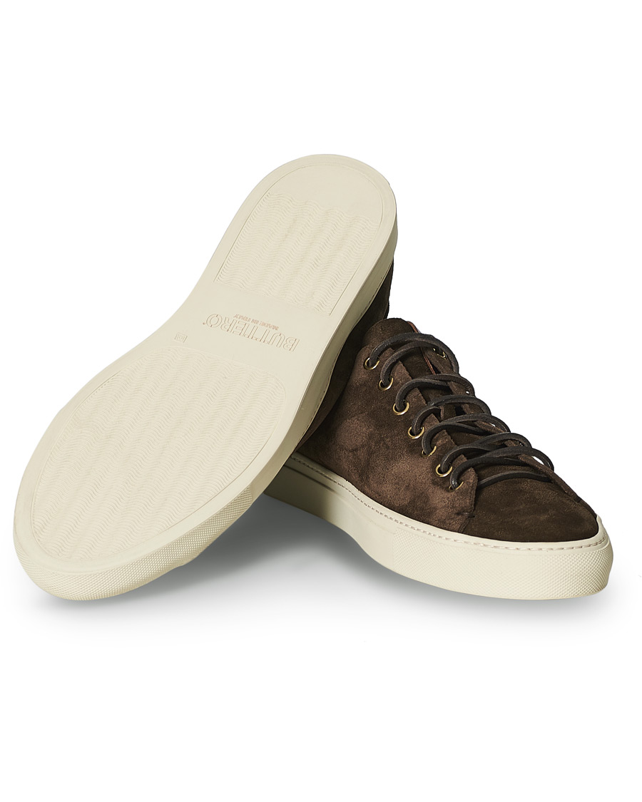 Herren | | Buttero | Suede Sneaker Dark Brown
