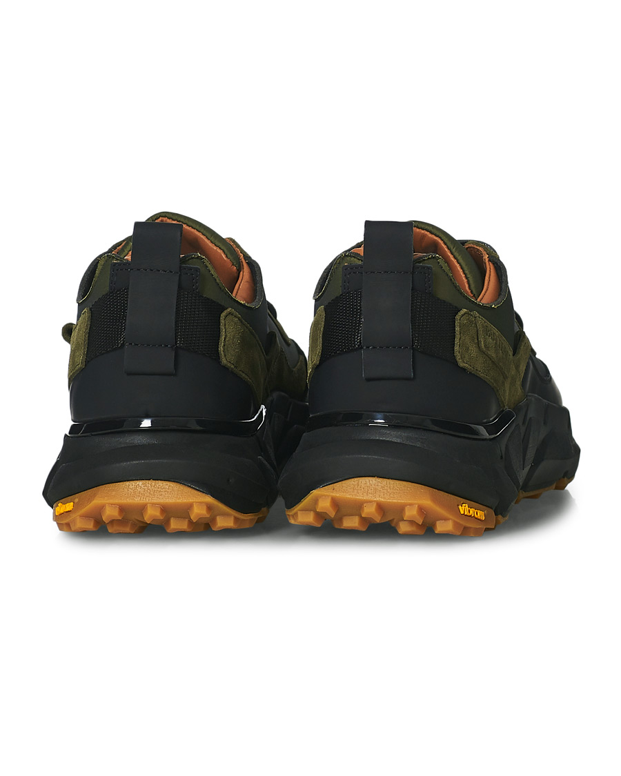 Herren | Buttero Spazio Running Sneaker Black/Olive | Buttero | Spazio Running Sneaker Black/Olive